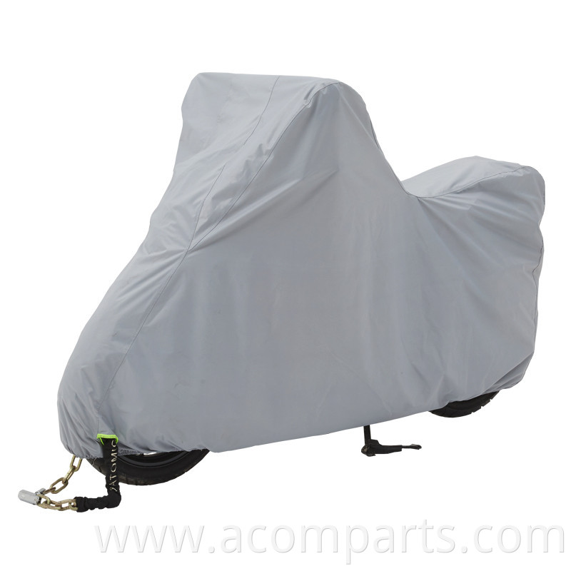 High grade various sizes 210D durable oxford cloth all weather protect cheap motorcycle cover custom